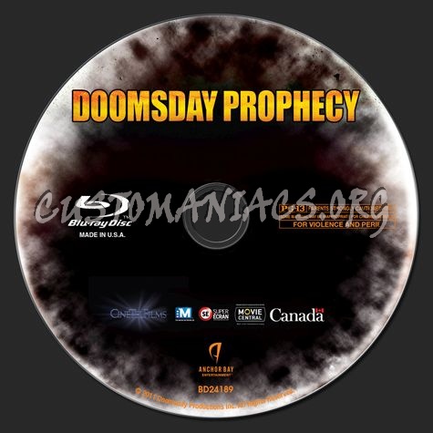 Doomsday Prophecy blu-ray label