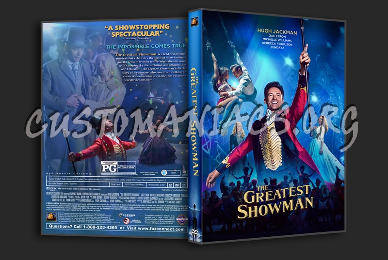 The Greatest Showman dvd cover