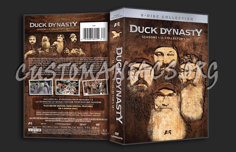 Duck Dynasty Seasons 1-3 dvd cover