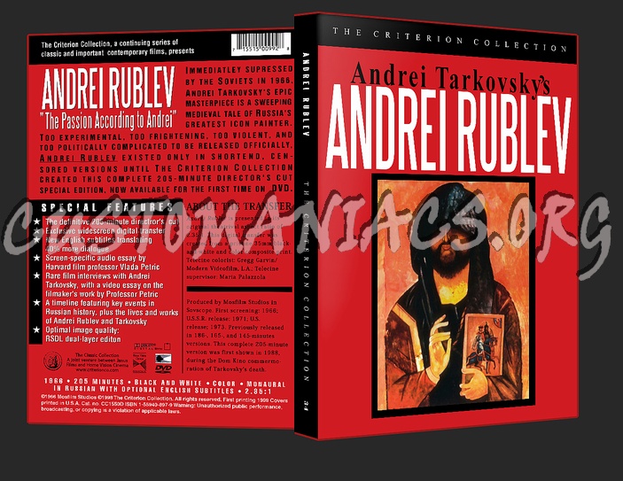 034 - Andrei Rublev dvd cover