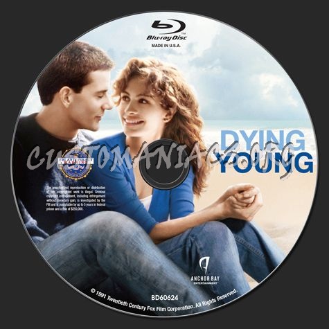 Dying Young blu-ray label