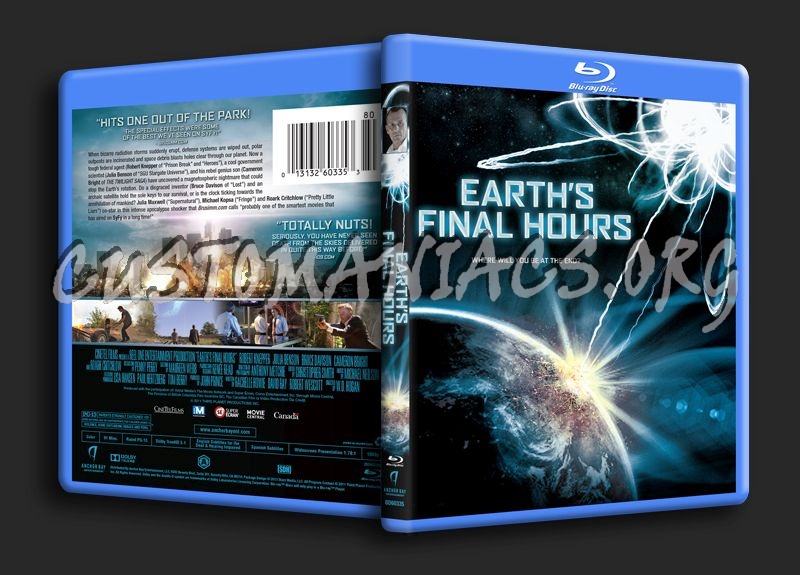 Earth's Final Hours blu-ray cover