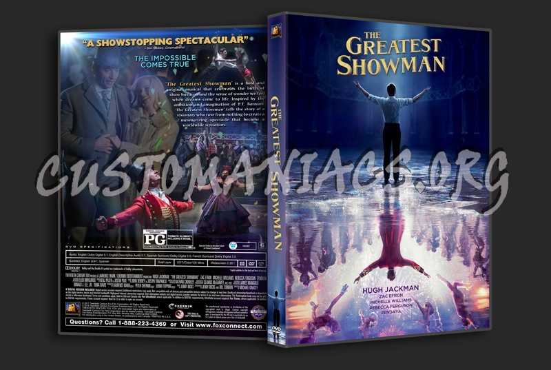 The Greatest Showman dvd cover