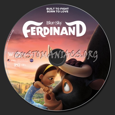 Ferdinand blu-ray label