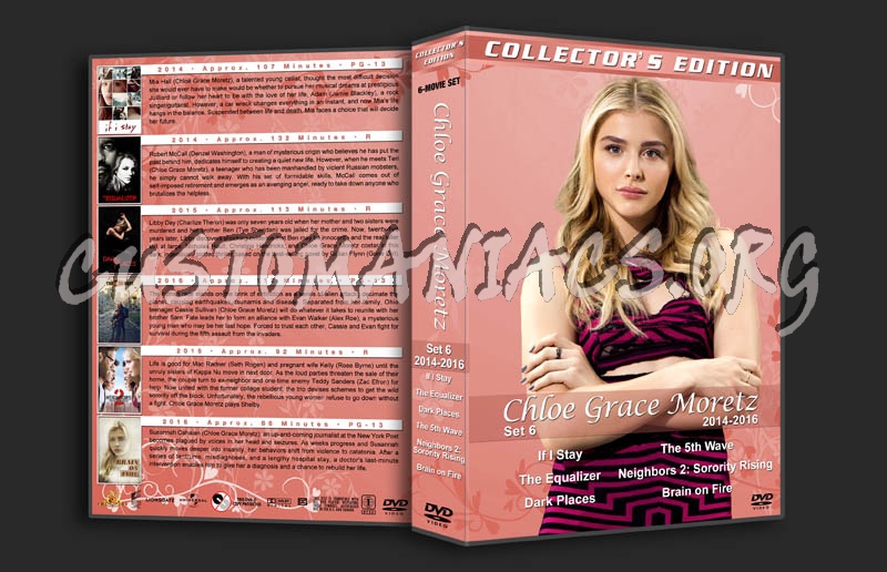 Chloe Grace Moretz - Set 6 ( 2014-2016) dvd cover