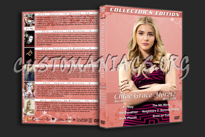 Chloe Grace Moretz - Set 6 ( 2014-2016) dvd cover