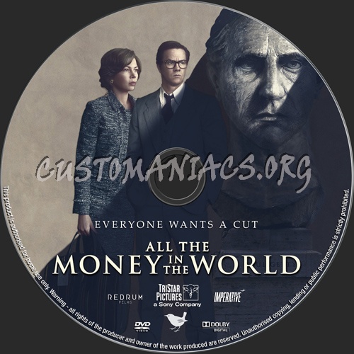 All The Money In The World dvd label