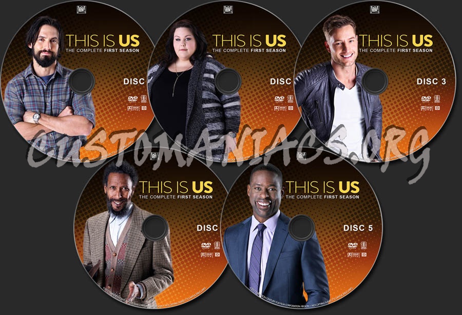 This Is Us - Season 1 dvd label