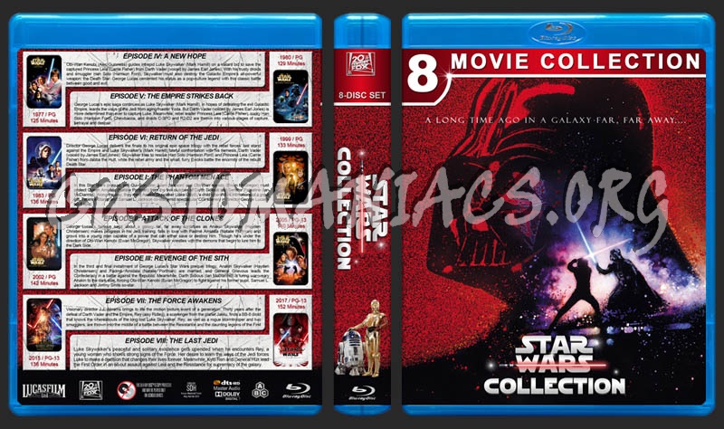 Star Wars Collection (8) blu-ray cover