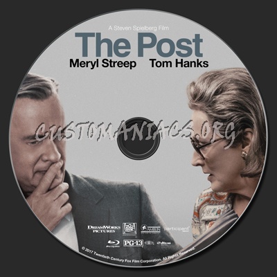 The Post blu-ray label