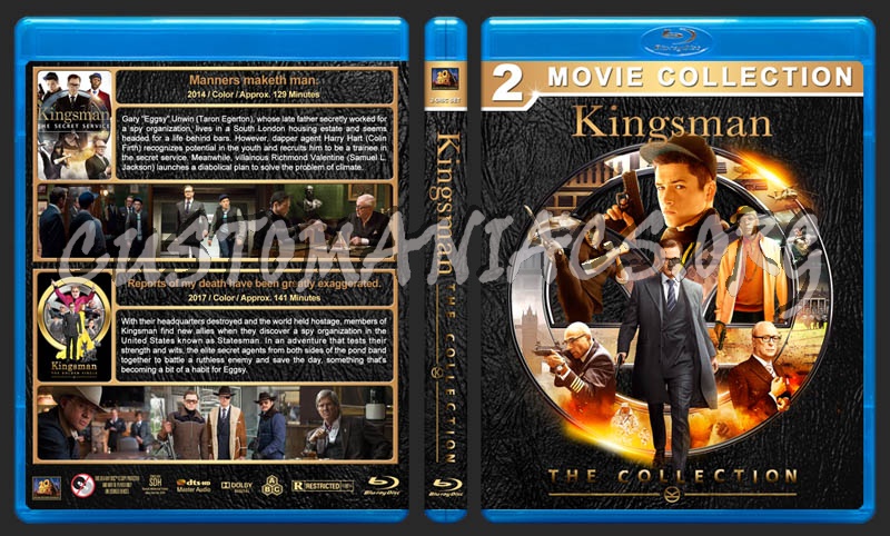Kingsman Collection blu-ray cover