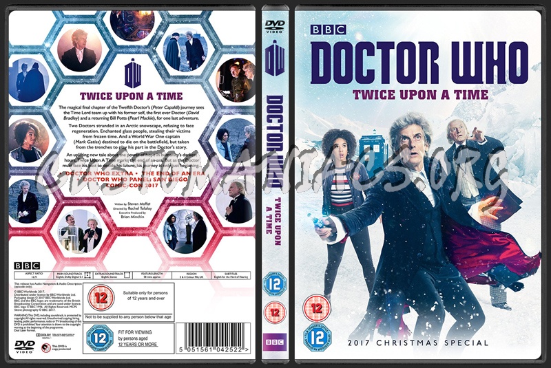 DOCTOR WHO Twice Upon A Time dvd cover