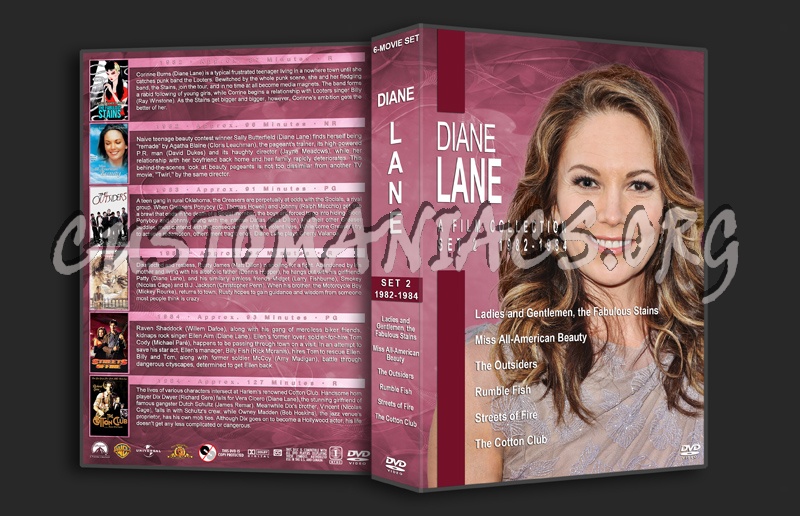 Diane Lane: A Film Collection - Set 2 (1982-1984) dvd cover