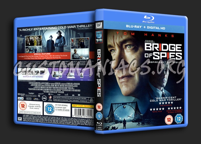 Bridge of Spies blu-ray cover