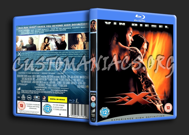 Xxx blu-ray cover