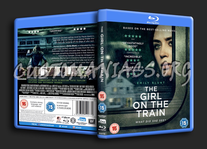 The Girl on the Train blu-ray cover