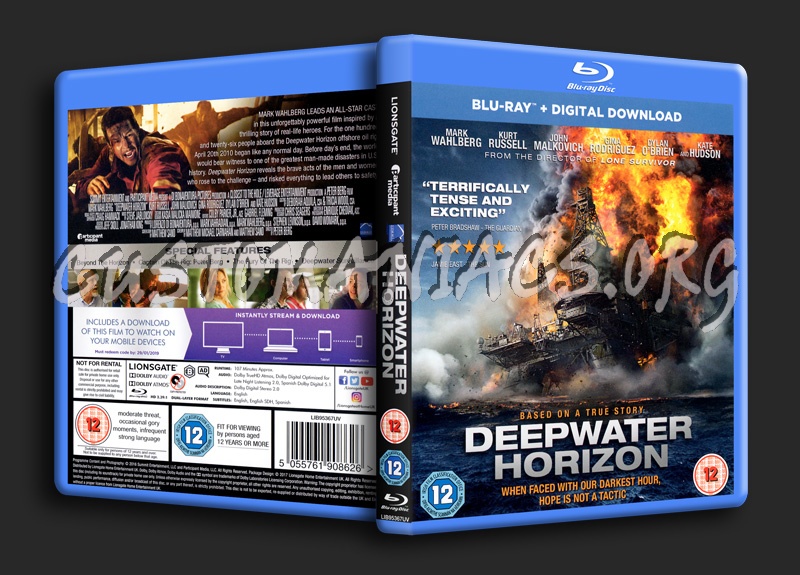 Deepwater Horizon blu-ray cover