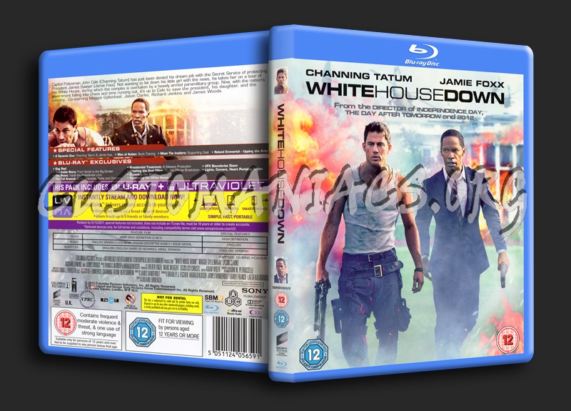 White House Down blu-ray cover