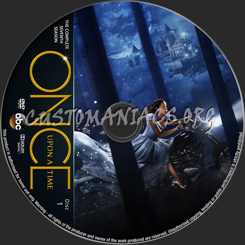 Once Upon A Time Season 7 dvd label