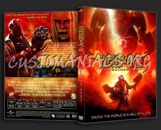 Hellboy II The Golden Army dvd cover