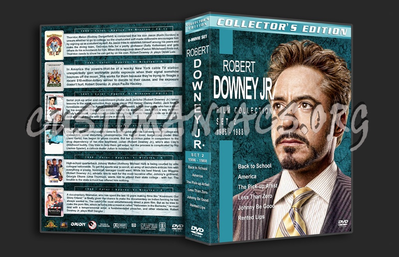 Robert Downey Jr. Film Collection - Set 2 (1986-1988) dvd cover