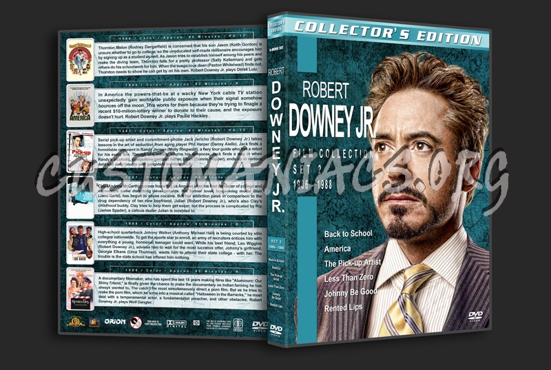 Robert Downey Jr. Film Collection - Set 2 (1986-1988) dvd cover