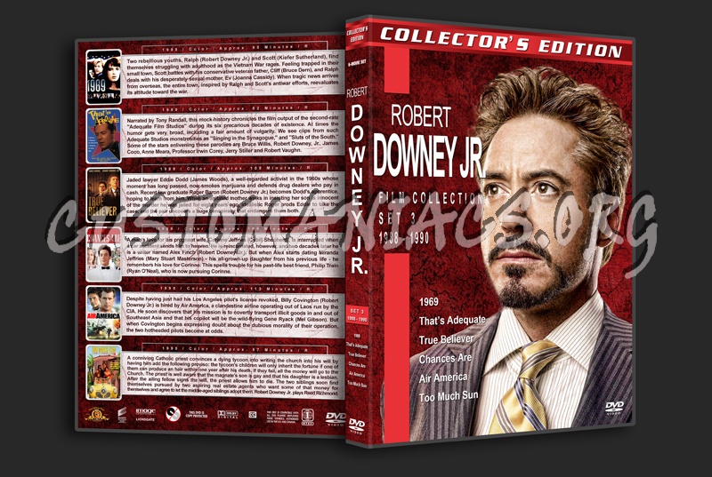 Robert Downey Jr. Film Collection - Set 3 (1988-1990) dvd cover