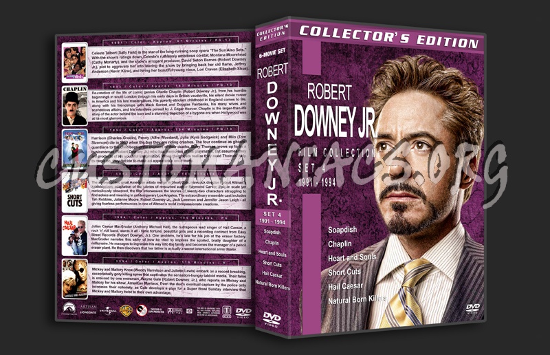 Robert Downey Jr. Film Collection - Set 4 (1991-1994) dvd cover