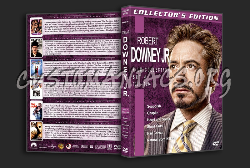 Robert Downey Jr. Film Collection - Set 4 (1991-1994) dvd cover