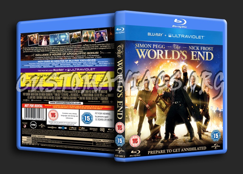 The World's End blu-ray cover