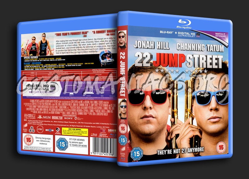 22 Jump Street blu-ray cover