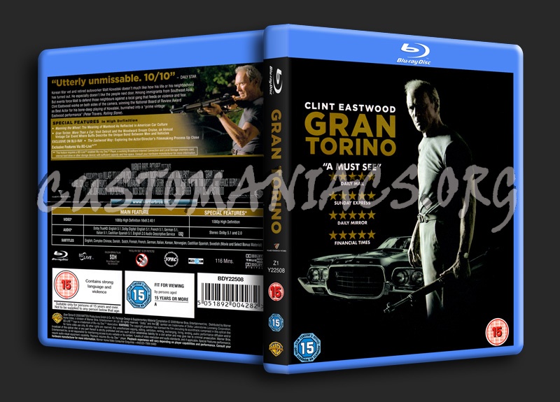 Gran Torino blu-ray cover
