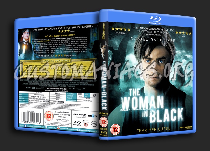 The Woman in Black blu-ray cover