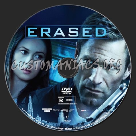 Erased dvd label