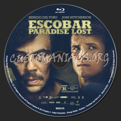 Escobar Paradise Lost blu-ray label