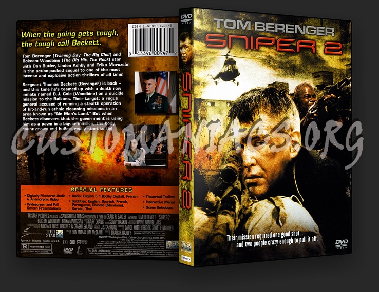 Sniper 2 dvd cover