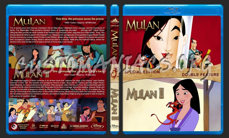 Mulan Double Feature blu-ray cover