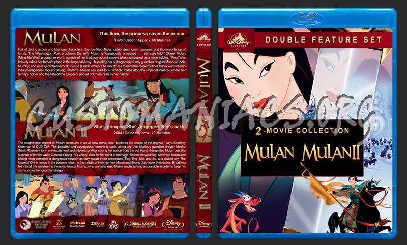Mulan Double Feature blu-ray cover