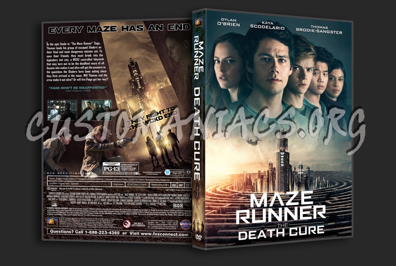 Maze Runner: The Death Cure dvd cover