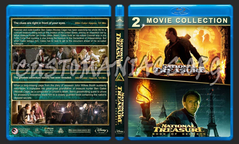 National Treasure Double Feature blu-ray cover