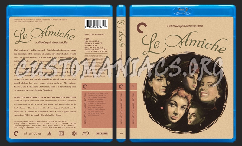 817 - Le amiche blu-ray cover