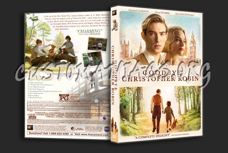 Goodbye Christopher Robin dvd cover