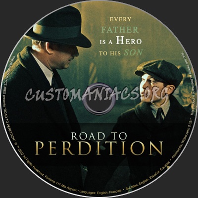 Road To Perdition dvd label