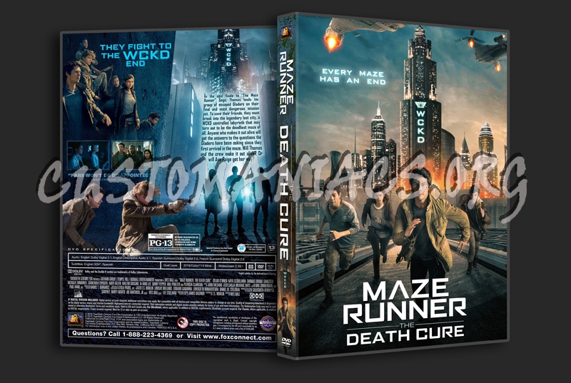 Maze Runner: The Death Cure dvd cover