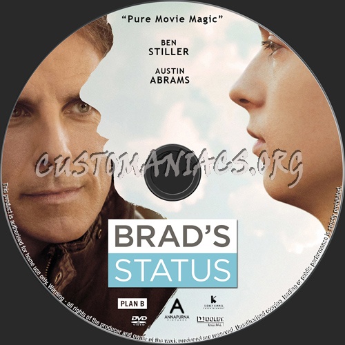 Brad's Status dvd label