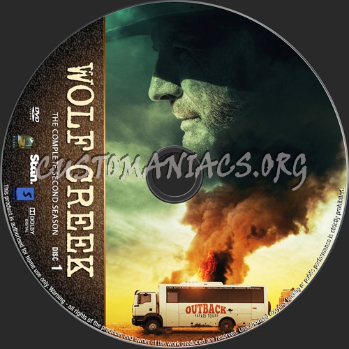 Wolf Creek Season 2 dvd label