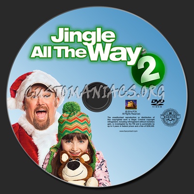 Jingle All the Way 2 dvd label