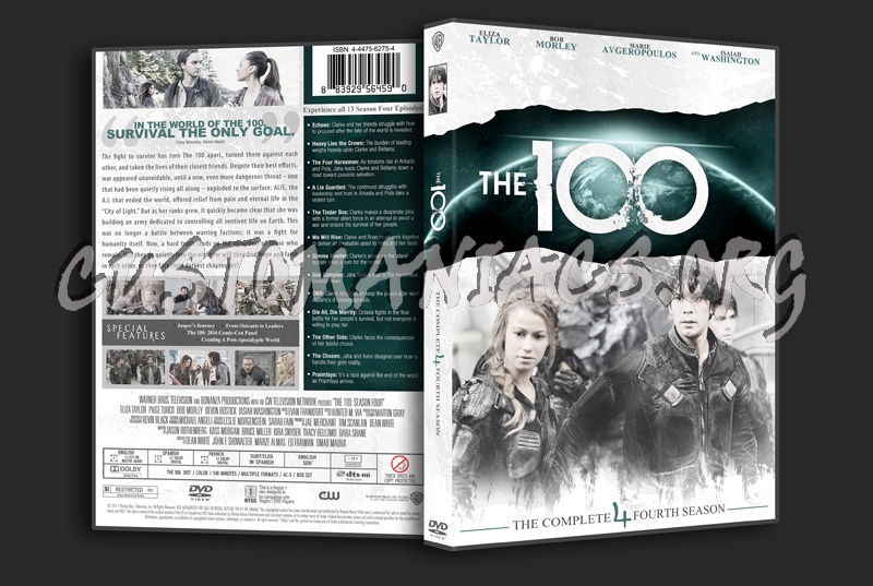 The 100 Season 4 dvd cover