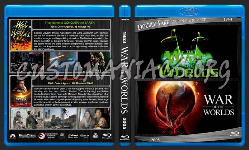 War of the Worlds Double Feature blu-ray cover