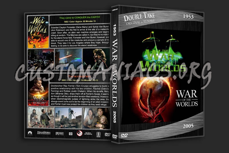 War of the Worlds Double Feature dvd cover